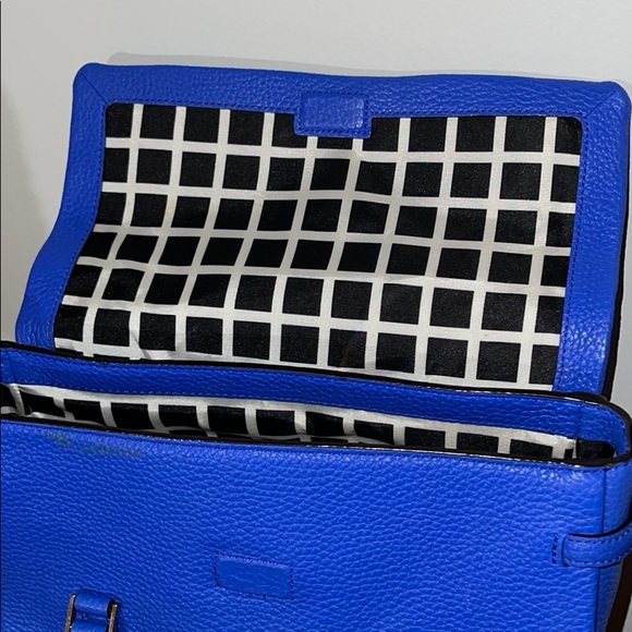 Kate Spade Blue Pebbled Cow Leather Handbag - Picture 7 of 11